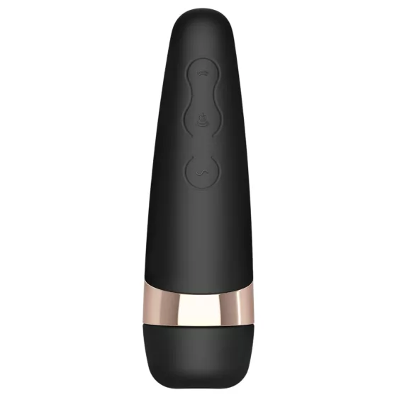 Satisfyer Pro 3+ - vodotěsný, akumulátorový vibrátor na dráždění klitorisu (černý)