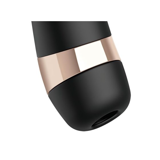 Satisfyer Pro 3+ - vodotěsný, akumulátorový stimulátor klitorisu (černý)