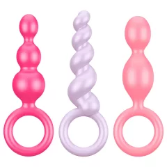   Satisfyer Booty Call - sada análních kolíků - barevná (3dílná)