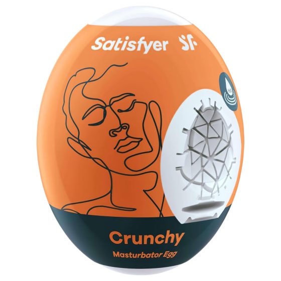 Satisfyer Egg Crunchy - vaječný masturbátor (1 ks)