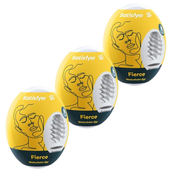 Satisfyer Egg Fierce - vajíčkový masturbátor set (3 ks)
