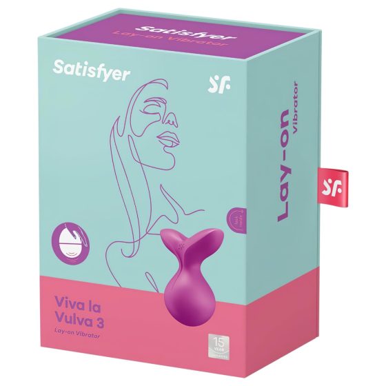 Satisfyer Viva la Vulva 3 - vibrátor na klitoris (fialový)