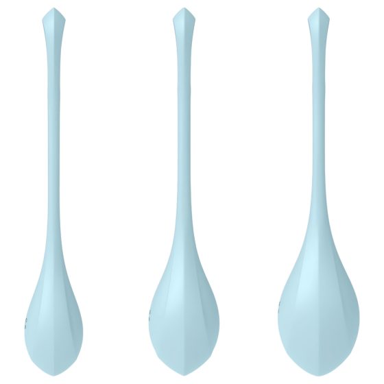 Satisfyer Yoni Power 2 - sada venušinych kuliček - modrá (3 kusy)