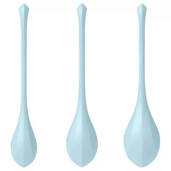 Satisfyer - venušiny kuličky set - 3 díly - modrá