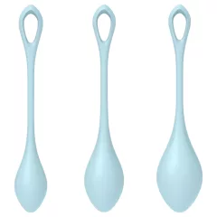 Satisfyer - venušiny kuličky set - 3 díly - modrá