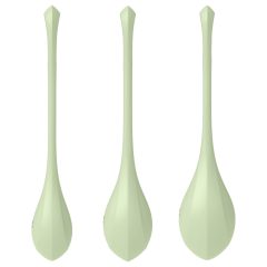   Satisfyer Yoni Power 2 - set kuliček Gejša - zelený (3 kusy)