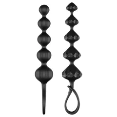 Satisfyer Love Beads - anální korálky sada - černá