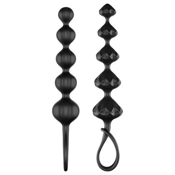 Satisfyer Love Beads - kuličková anální sada (černá)