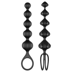 Satisfyer Love Beads - anální korálky sada - černá
