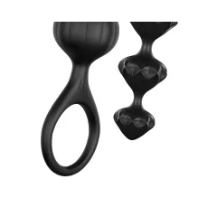 Satisfyer Love Beads - anální korálky sada - černá