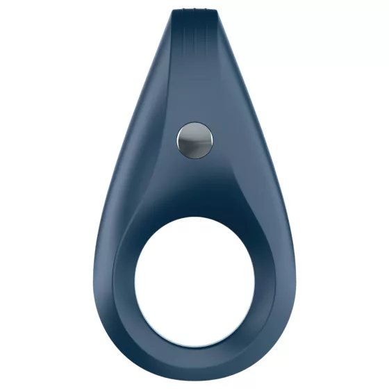 Satisfyer - vibrační erekční kroužek - voděodolný silikon modrý