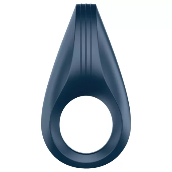 Satisfyer - vibrační erekční kroužek - voděodolný silikon modrý