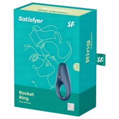   Satisfyer Rocket Ring - vodotěsný vibrační kroužek na penis (modrý)