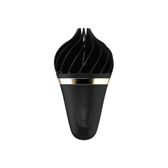 Satisfyer Sweet Treat - akumulátorový rotační klitorální vibrátor (černý)