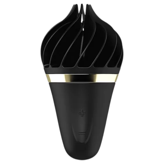 Satisfyer Sweet Treat - rotační vibrátor na klitoris - akumulátor, černý