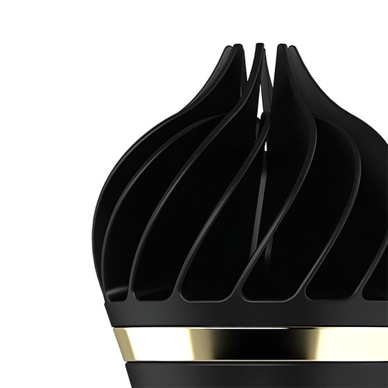 Satisfyer Sweet Treat - akumulátorový rotační klitorální vibrátor (černý)