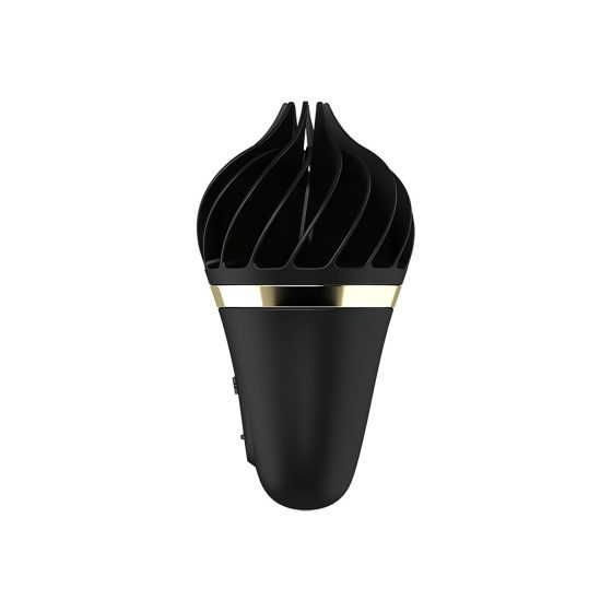 Satisfyer Sweet Treat - akumulátorový rotační klitorální vibrátor (černý)