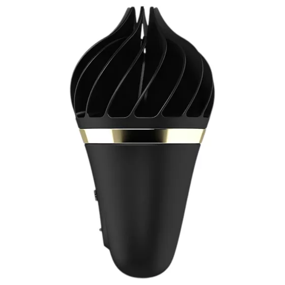 Satisfyer Sweet Treat - rotační vibrátor na klitoris - akumulátor, černý