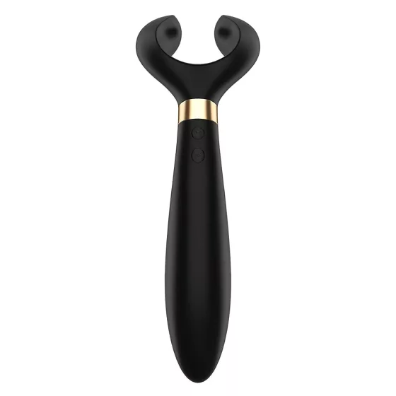 Satisfyer Endless Fun - párový vibrátor - akumulátor, vodotěsný, černý