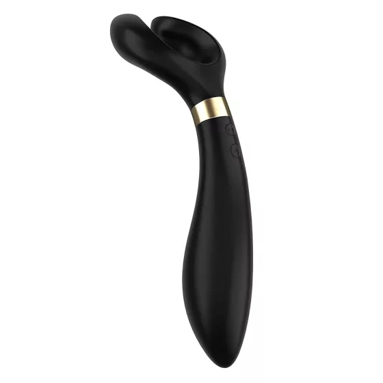 Satisfyer Endless Fun - párový vibrátor - akumulátor, vodotěsný, černý