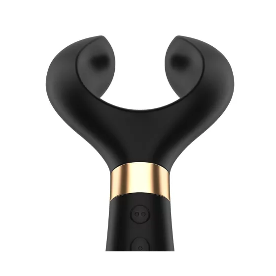 Satisfyer Endless Fun - párový vibrátor - akumulátor, vodotěsný, černý