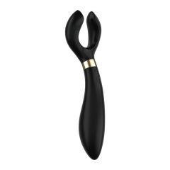   Satisfyer Endless Fun - akumulátorový, vodotěsný párový vibrátor (černý)
