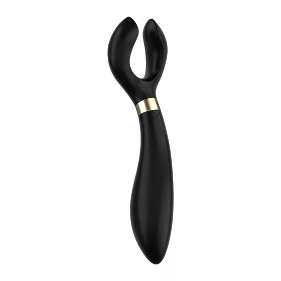 Satisfyer Endless Fun - párový vibrátor - akumulátor, vodotěsný, černý