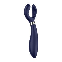   Satisfyer Endless Fun - akumulátorový, vodotěsný párový vibrátor (modrý)