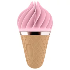   Satisfyer Sweet Treat - akumulátorový rotační vibrátor na klitoris (růžovo-hnědý)