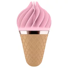   Satisfyer Sweet Treat - akumulátorový rotační vibrátor na klitoris (růžovo-hnědý)