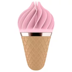   Satisfyer Sweet Treat - akumulátorový rotační vibrátor na klitoris (růžovo-hnědý)