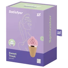   Satisfyer Sweet Treat - akumulátorový rotační vibrátor na klitoris (růžovo-hnědý)