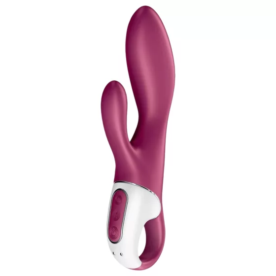 Satisfyer Heated Affair - hřejivý vibrátor s raménkem na klitoris (červený)