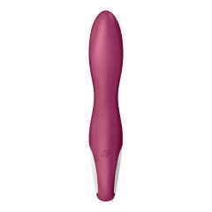   Satisfyer Heated Affair - nabíjecí vibrátor s ohřevem a ramenem na klitoris (červený)