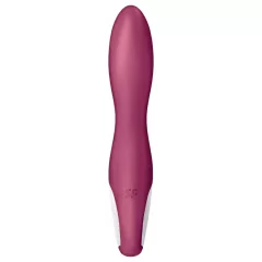   Satisfyer Heated Affair - hřejivý vibrátor s raménkem na klitoris (červený)