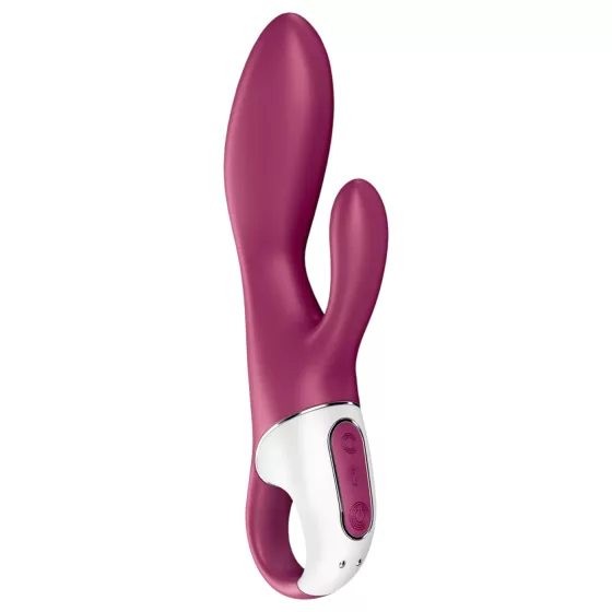 Satisfyer Heated Affair - hřejivý vibrátor s raménkem na klitoris (červený)