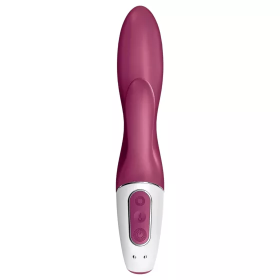 Satisfyer Heated Affair - hřejivý vibrátor s raménkem na klitoris (červený)