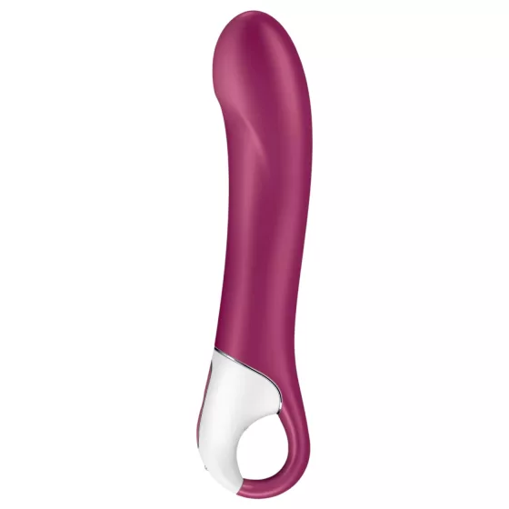 Satisfyer - vibrátor na G-bod s ohřevem a akumulátorem - červený