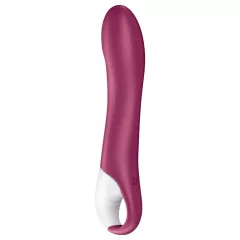   Satisfyer Big Heat - akumulátorový, zahřívací vibrátor na G‑bod (červený)