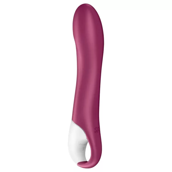 Satisfyer - vibrátor na G-bod s ohřevem a akumulátorem - červený