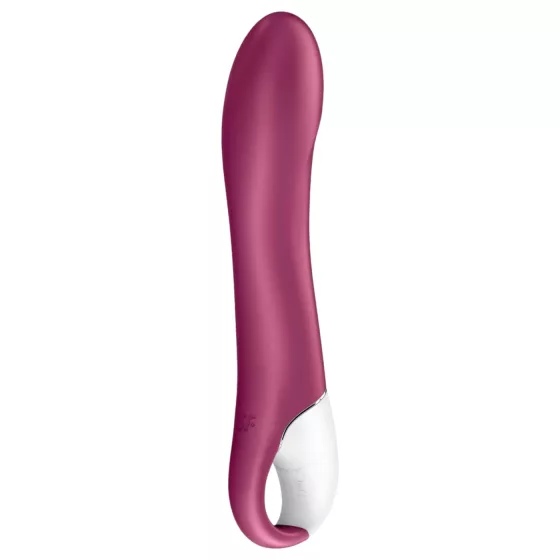 Satisfyer - vibrátor na G-bod s ohřevem a akumulátorem - červený