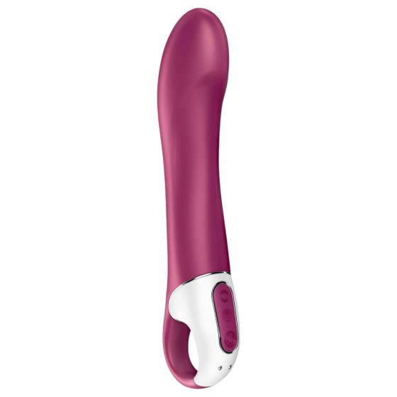 Satisfyer Big Heat - dobíjecí, vyhřívaný vibrátor na bod G (červený)