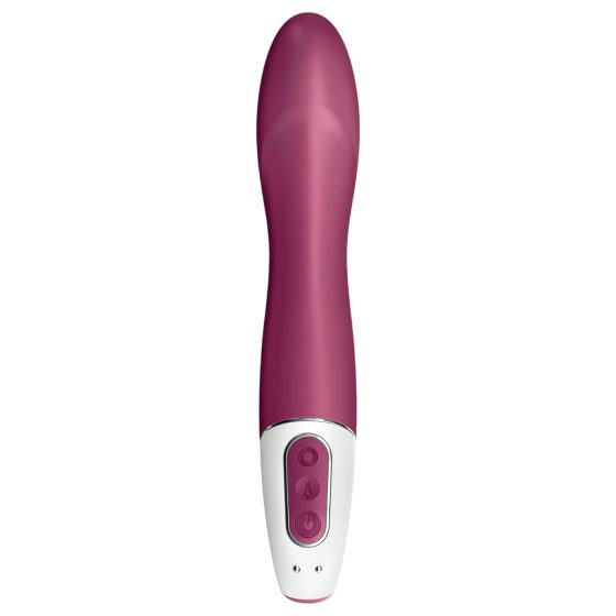Satisfyer Big Heat - dobíjecí, vyhřívaný vibrátor na bod G (červený)