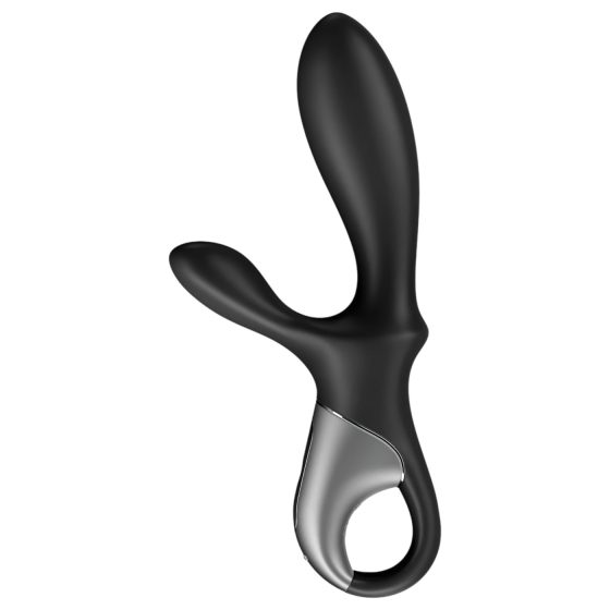 Satisfyer Heat Climax+ – chytrý, vyhřívaný anální vibrátor (černý)