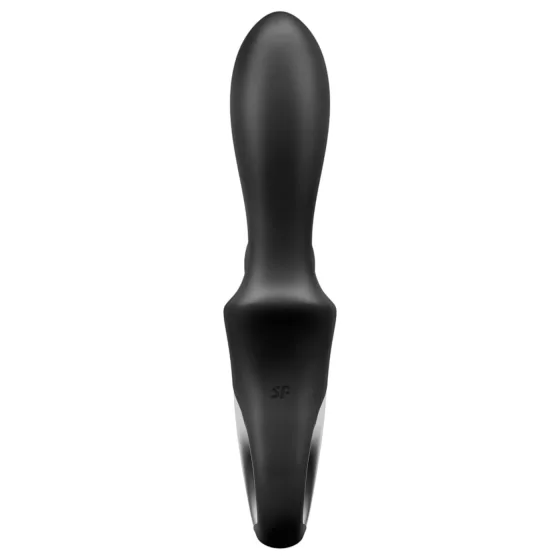 Satisfyer Heat Climax+ - anální vibrátor s ohřevem a aplikací - silikon černý
