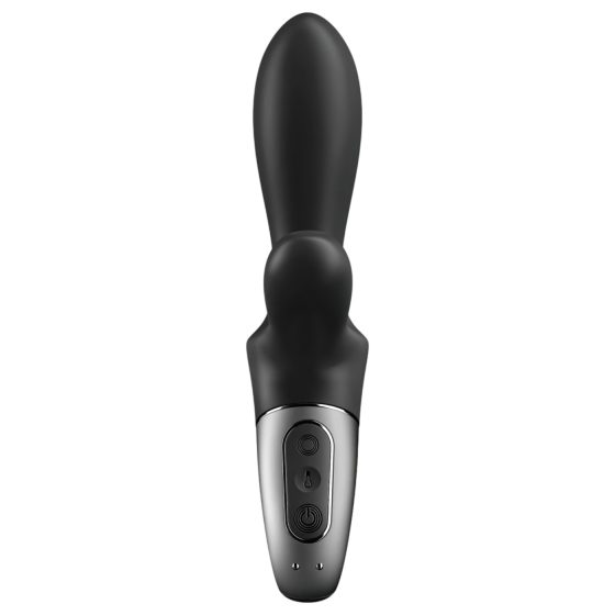 Satisfyer Heat Climax+ – chytrý, vyhřívaný anální vibrátor (černý)