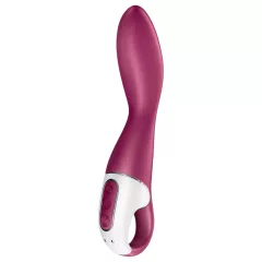   Satisfyer Heated Thrill - chytrý zahřívací vibrátor - červený