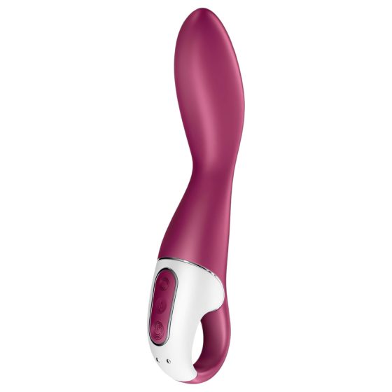 Satisfyer Heated Thrill - chytrý zahřívací vibrátor - červený