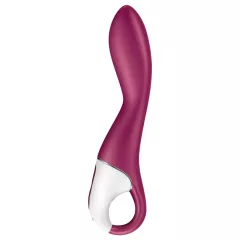   Satisfyer Heated Thrill - chytrý zahřívací vibrátor - červený
