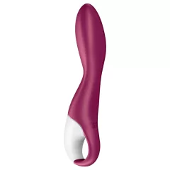   Satisfyer Heated Thrill - chytrý zahřívací vibrátor - červený